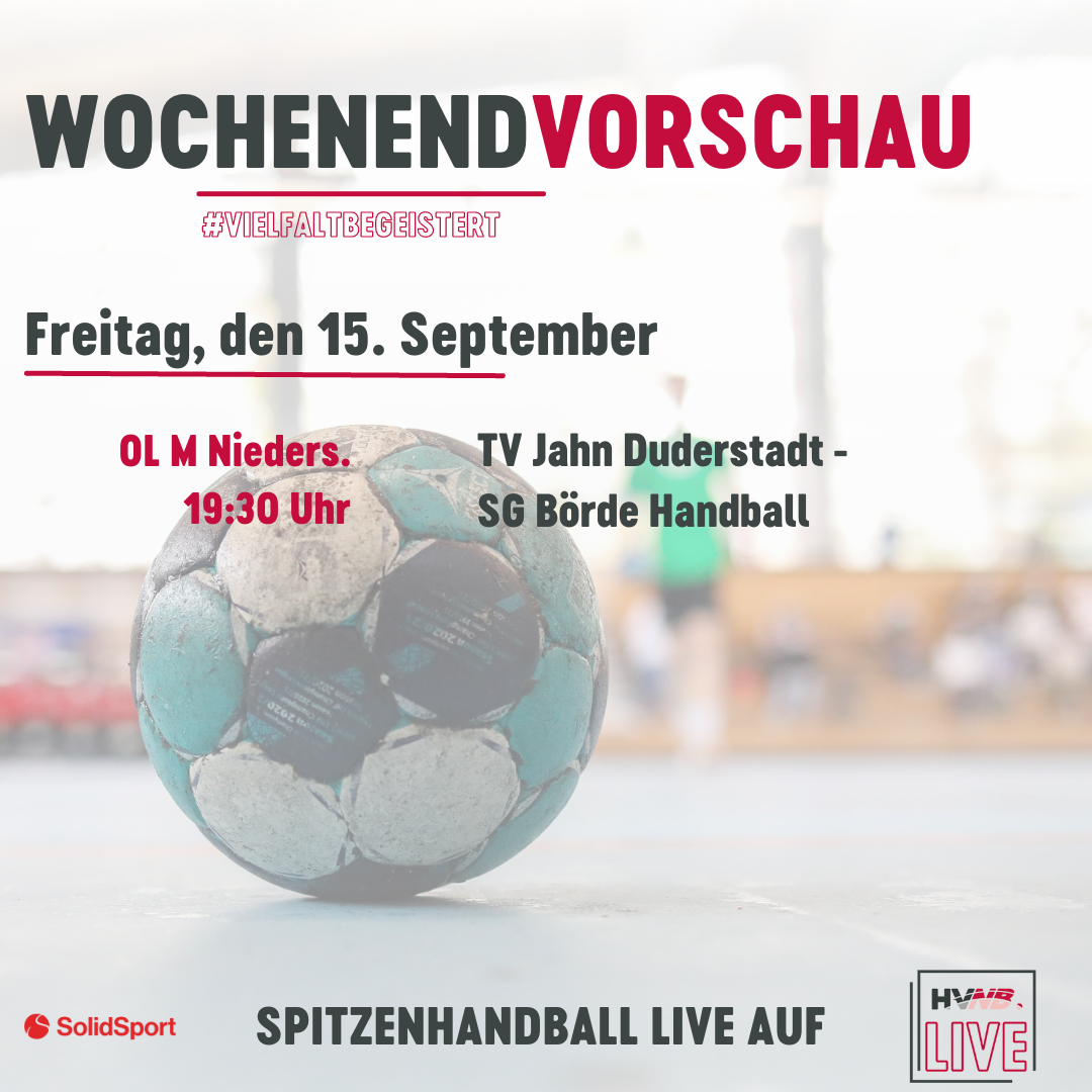 Das Handballfest auf HVNB LIVE!
