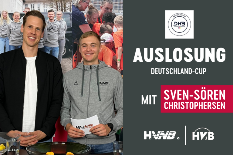 Der Countdown läuft: Sven-Sören Christophersen lost den Deutschland-Cup aus