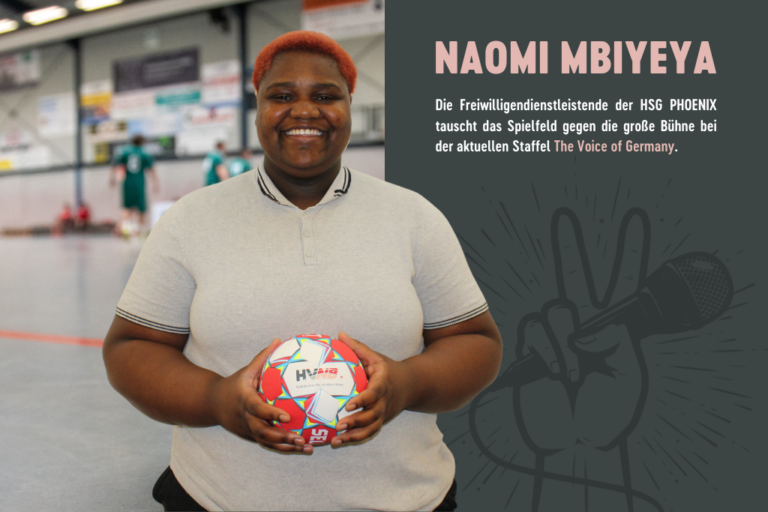 Vom Spielfeld auf die große Bühne: Naomi Mbiyeya im Interview