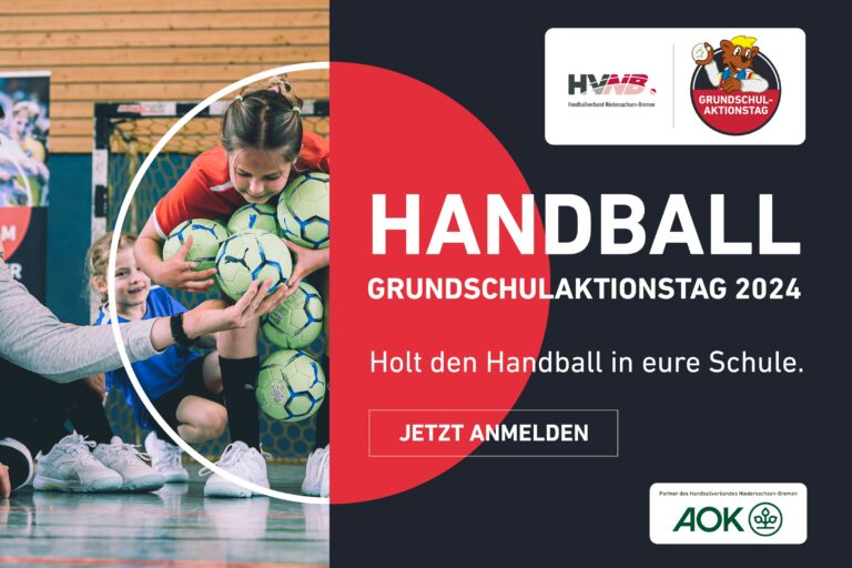 Anmeldung für den Handball-Grundschulaktionstag startet