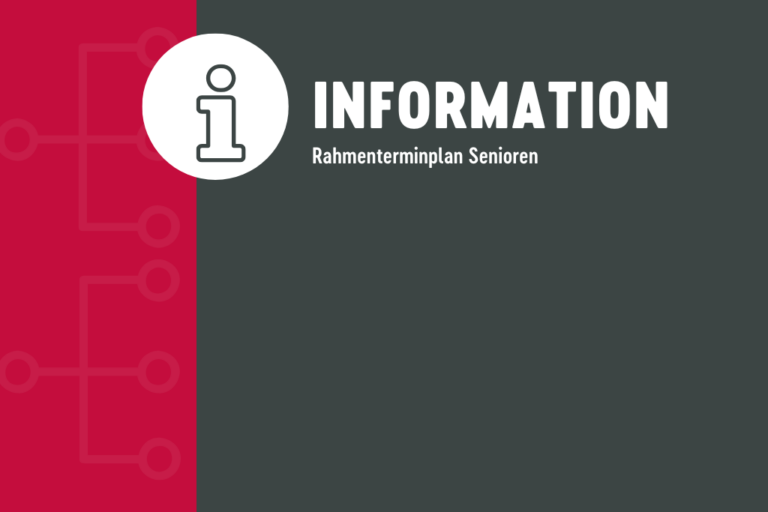 Rahmenterminplan 2025/26 veröffentlicht 