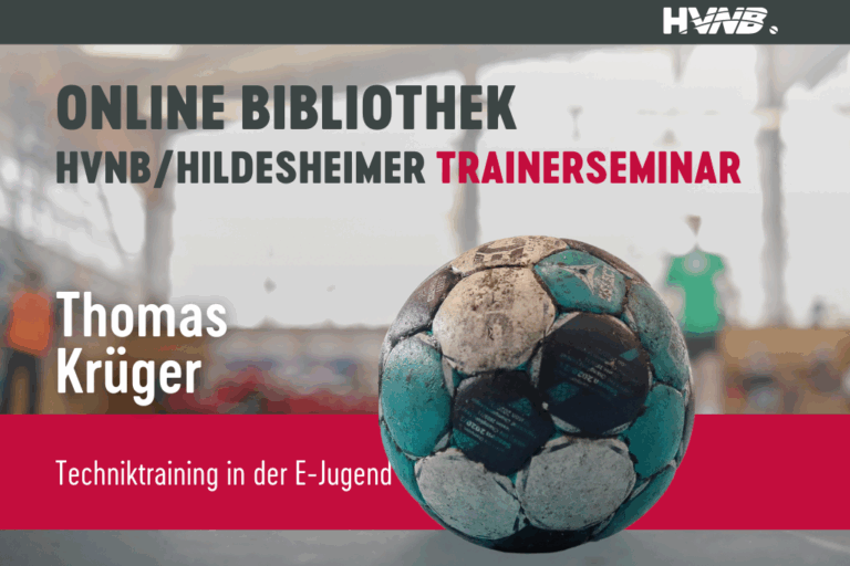 Thomas Krüger: Techniktraining in der E-Jugend