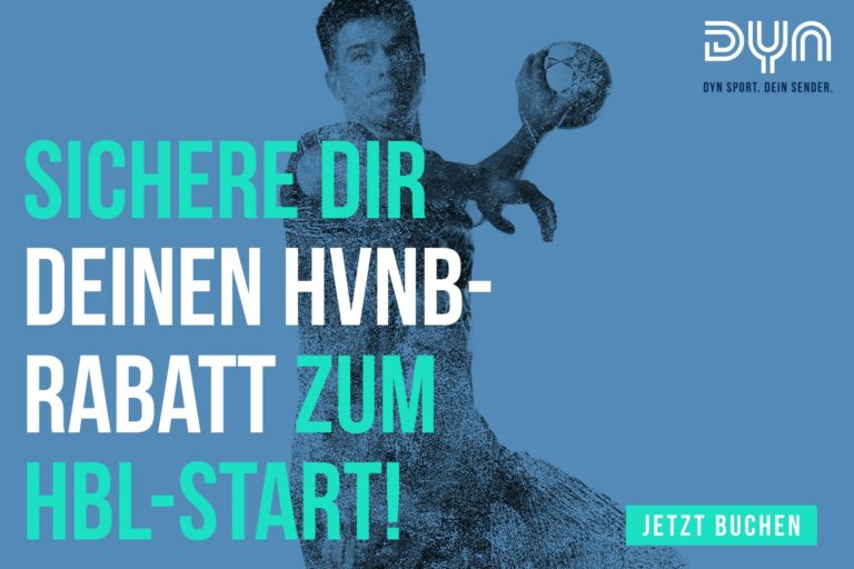 HVNB-Mitglieder profitieren zum HBL-Saisonstart von neuer Partnerschaft mit Dyn