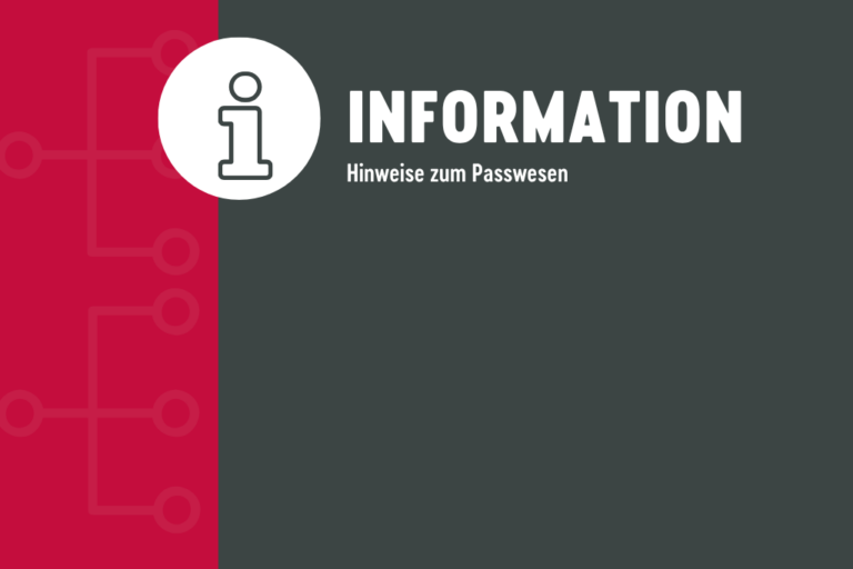  Wichtige Meldung zum Passwesen