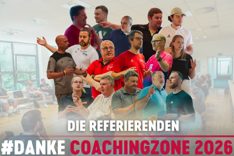  Coachingzone 2026: Danke an alle Referierenden
