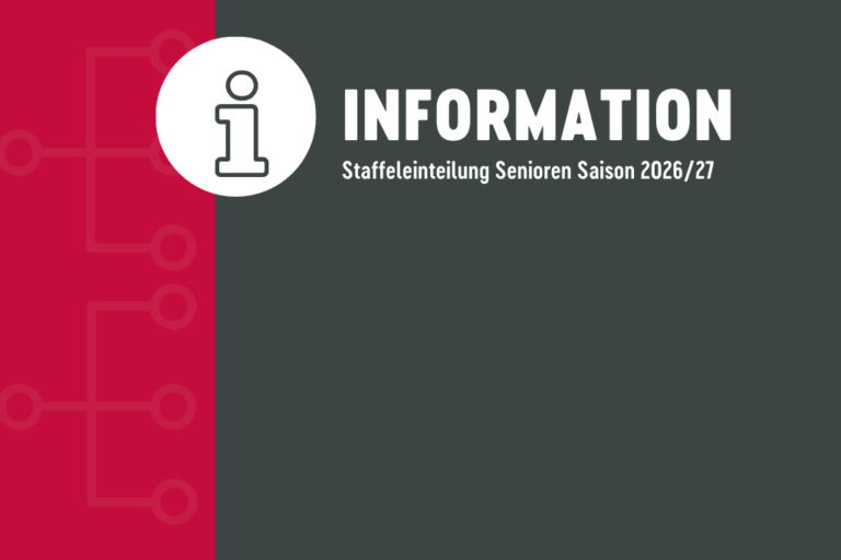 Saison 2026/27: Staffeleinteilungen der Senioren stehen fest