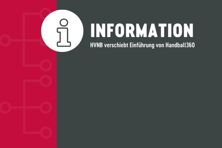 HVNB verschiebt Einführung von Handball360