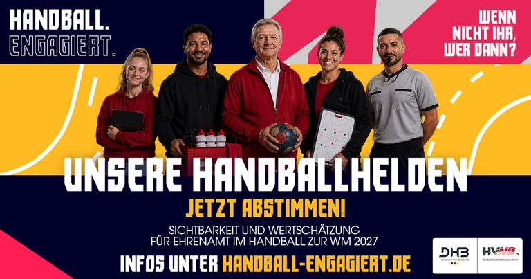Votingphase für „Unsere Handballhelden“ startet